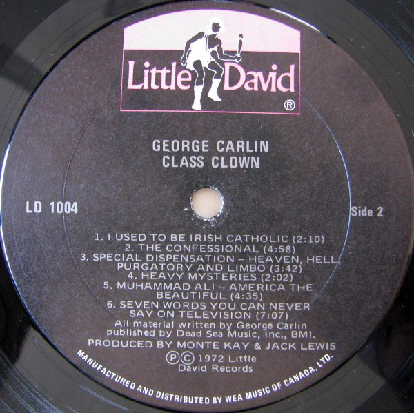 George Carlin - Class Clown (LP, Album, Gat) (Very Good Plus (VG+)) - Image 5