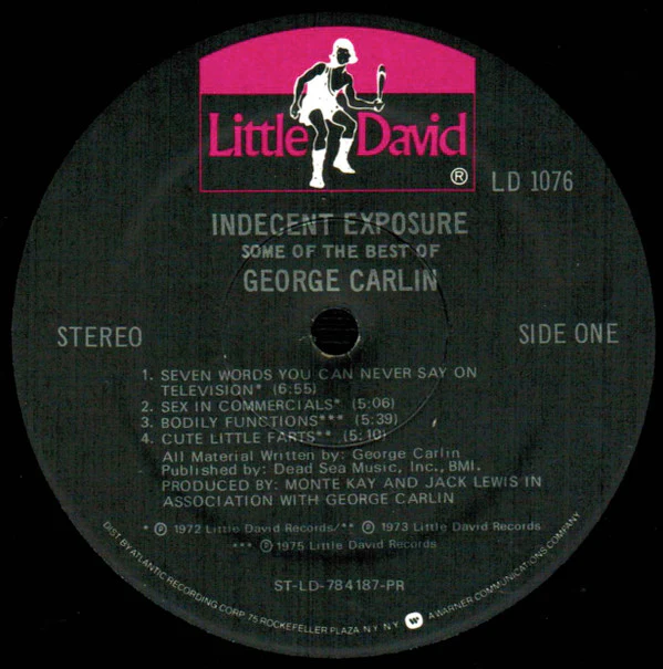 George Carlin - Indecent Exposure: Some Of The Best Of George Carlin (LP, Comp, Pre) (Very Good Plus (VG+)) - Image 3