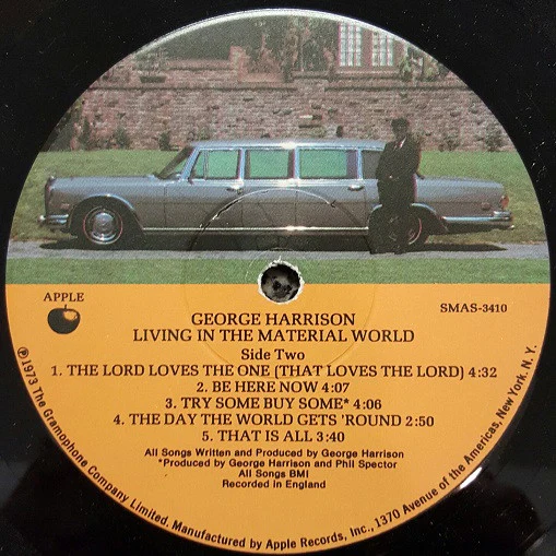 George Harrison - Living In The Material World (LP, Album, Win) (Very Good (VG)) - Image 5