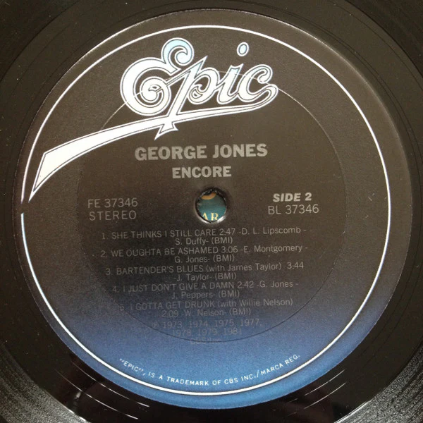 George Jones - Encore (LP, Comp) (Good Plus (G+)) - Image 4