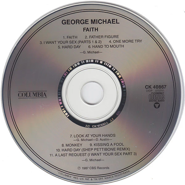 George Michael - Faith (CD, Album, RE) (Very Good Plus (VG+)) - Image 3
