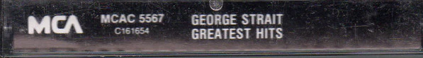George Strait - Greatest Hits (Cass, Comp, Club) (Mint (M)) - Image 3