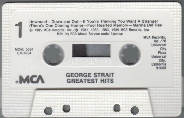 George Strait - Greatest Hits (Cass, Comp, Club) (Mint (M)) - Image 4