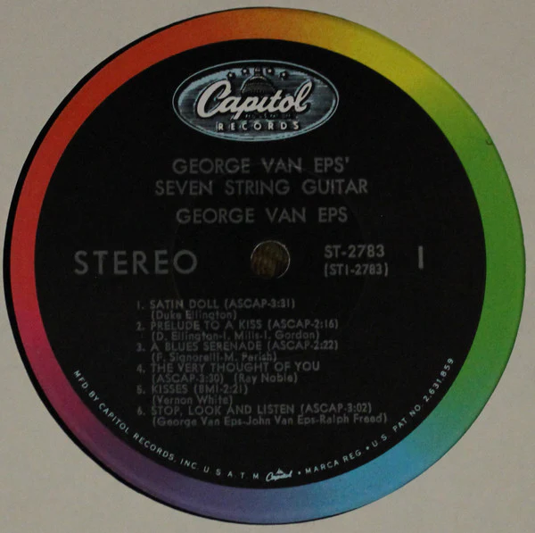 George Van Eps - George Van Eps' Seven-String Guitar (LP, Album) (Very Good Plus (VG+)) - Image 3