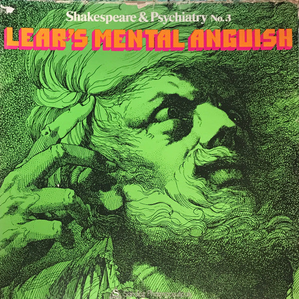 Gerald L. Klerman, M.D., Morris Carnovsky, Stanley Edgar Hyman - Lear's Mental Anguish (12") (Good Plus (G+))