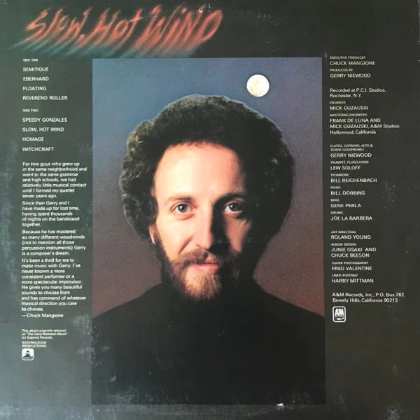 Gerry Niewood - Slow, Hot Wind (LP, Album) (Very Good (VG)) - Image 2