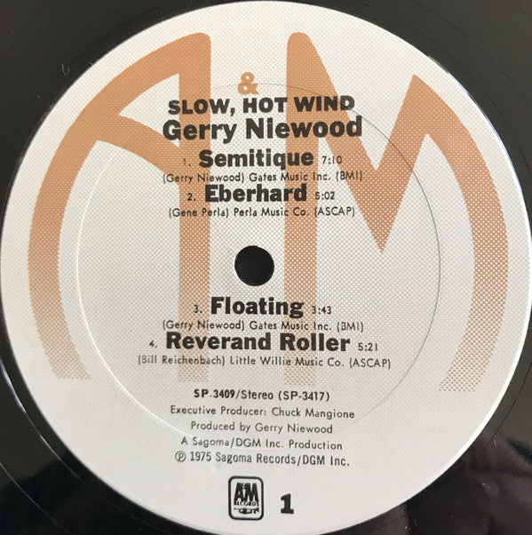 Gerry Niewood - Slow, Hot Wind (LP, Album) (Very Good (VG)) - Image 3
