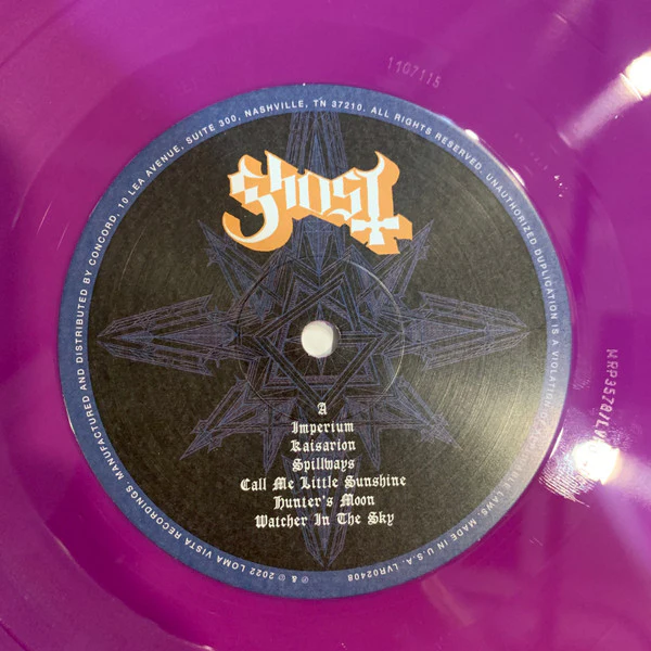 Ghost  - Impera (LP, Album, Ltd, Orc) (Near Mint (NM or M-)) - Image 4