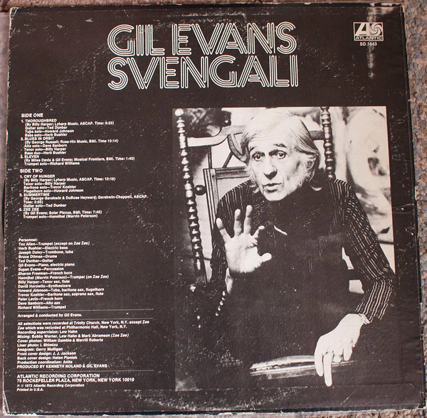 Gil Evans - Svengali (LP, Album, PRC) (Very Good (VG)) - Image 2