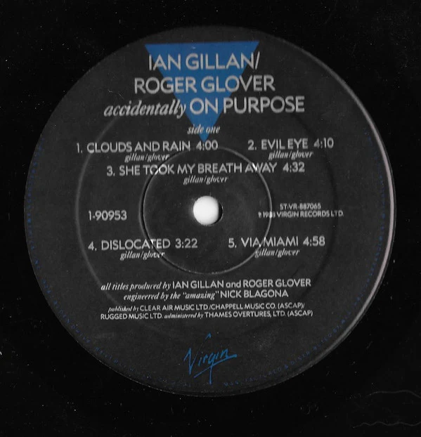 Gillan & Glover - Accidentally On Purpose (LP, Album) (Very Good Plus (VG+)) - Image 5