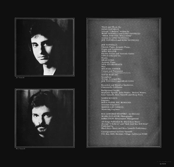 Gino Vannelli - Nightwalker (LP, Album, Hub) (Near Mint (NM or M-)) - Image 5