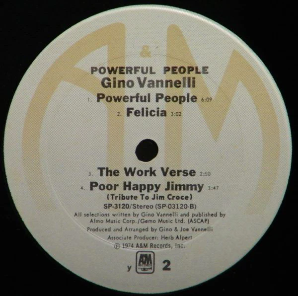 Gino Vannelli - Powerful People (LP, Album, RE, Ter) (Very Good Plus (VG+)) - Image 4