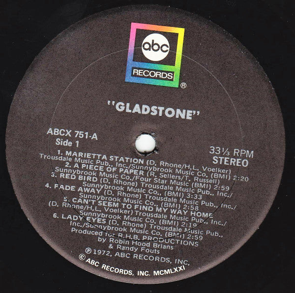 Gladstone - Gladstone (LP, Album) (Very Good Plus (VG+)) - Image 4