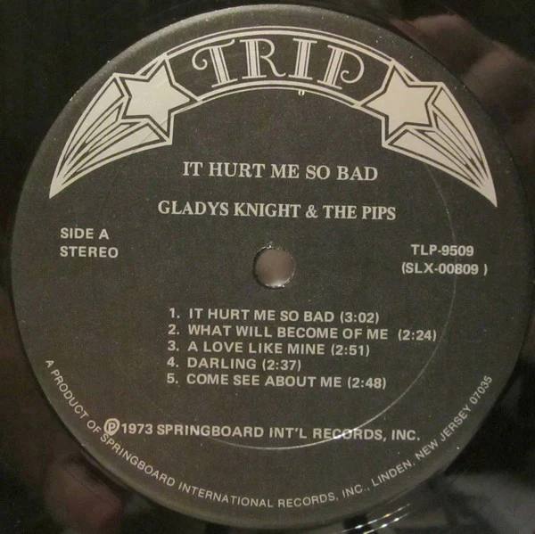 Gladys Knight & The Pips* - It Hurt Me So Bad (LP, Album) (Very Good Plus (VG+)) - Image 3