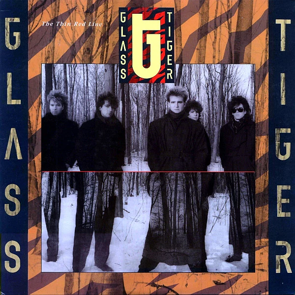 Glass Tiger - The Thin Red Line (LP, Album, SRC) (Near Mint (NM or M-))