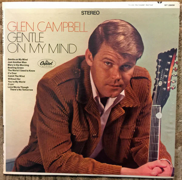 Glen Campbell - Gentle On My Mind (LP, Album) (Very Good (VG))