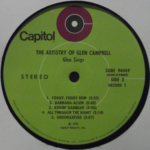 Glen Campbell - The Artistry Of Glen Campbell (2xLP, Comp, Club, Ltd) (Mint (M)) - Image 5