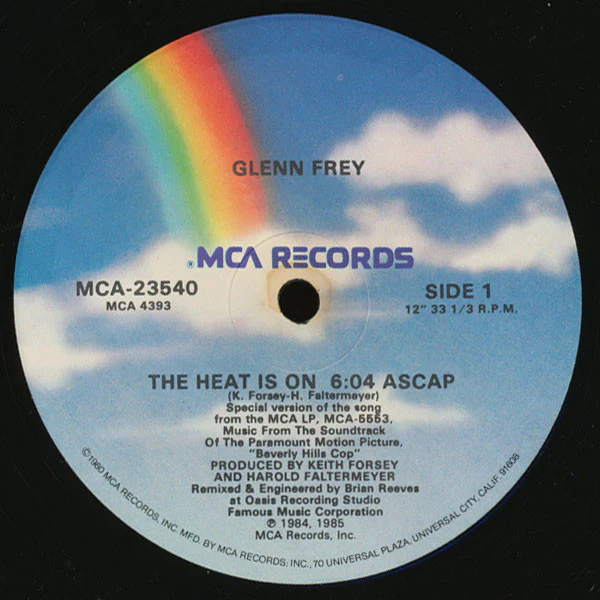 Glenn Frey - The Heat Is On (12") (Near Mint (NM or M-))