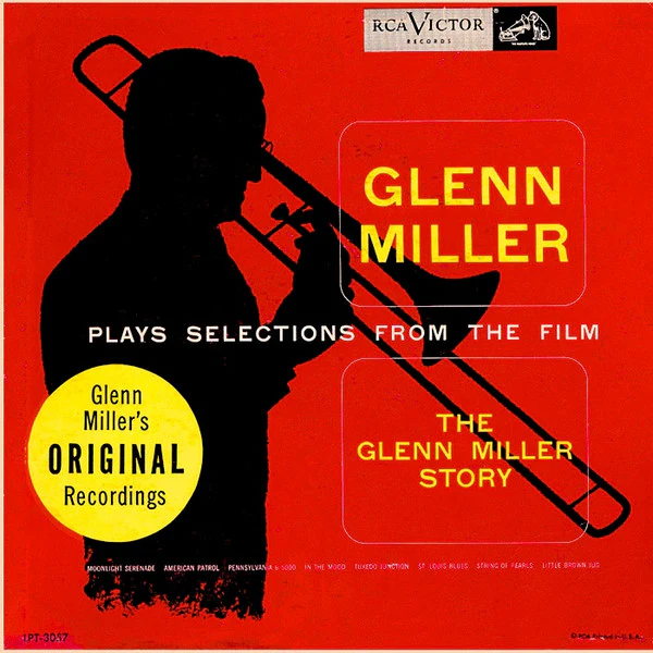 Glenn Miller - Glenn Miller Plays Selections From The Film "The Glenn Miller Story" (10", Comp) (Very Good Plus (VG+))