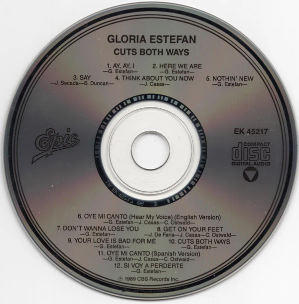 Gloria Estefan - Cuts Both Ways (CD, Album, Lon) (Very Good Plus (VG+)) - Image 3