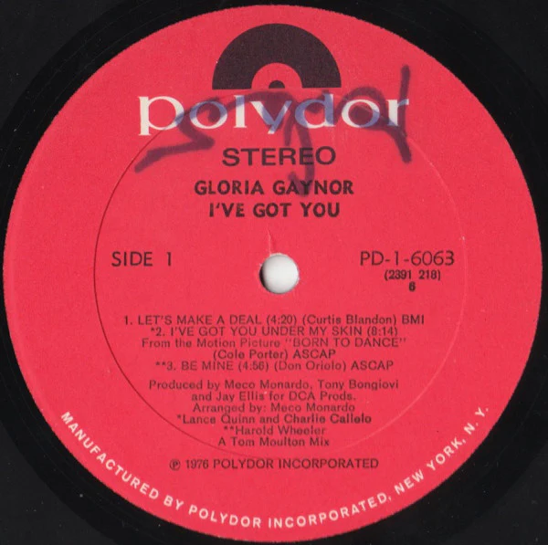 Gloria Gaynor - I've Got You (LP, Album, P/Mixed, All) (Very Good Plus (VG+)) - Image 3