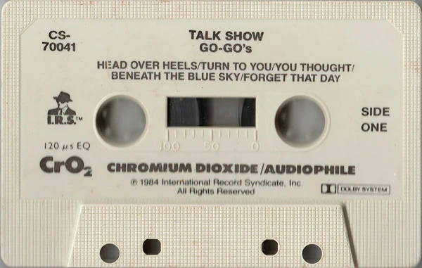 Go-Go's - Talk Show (Cass, Album) (Very Good Plus (VG+)) - Image 2
