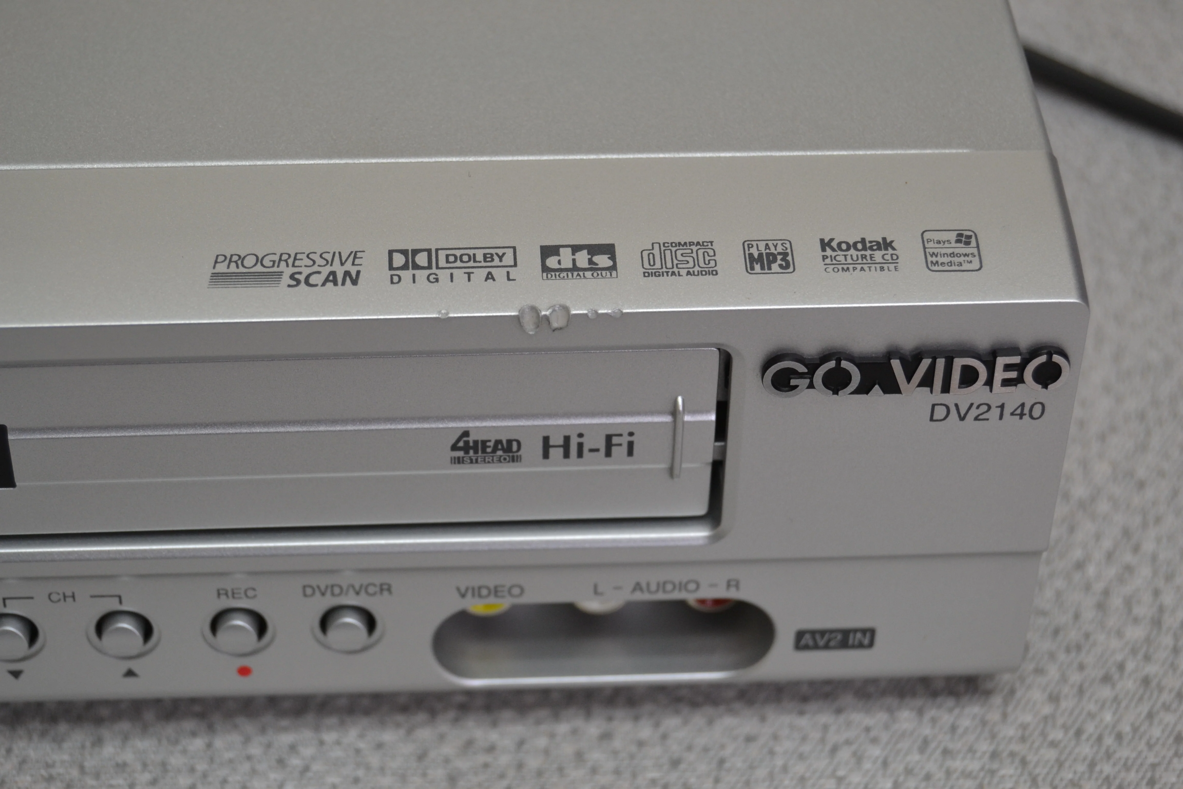 Go Video DV-214D VHS/DVD Combo Player * Fully Serviced * Remote Control - Image 6