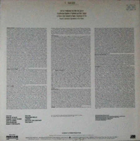 Godley & Creme - Snack Attack (LP, Album, Promo) (Very Good Plus (VG+)) - Image 2