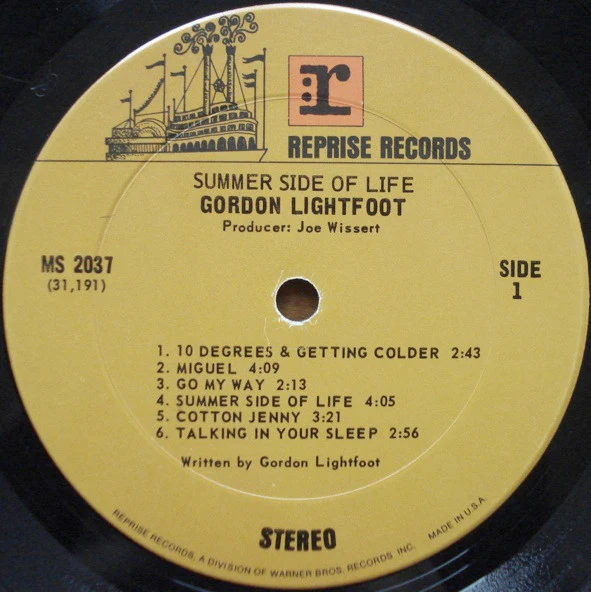 Gordon Lightfoot - Summer Side Of Life (LP, Album, Ter) (Very Good Plus (VG+)) - Image 3