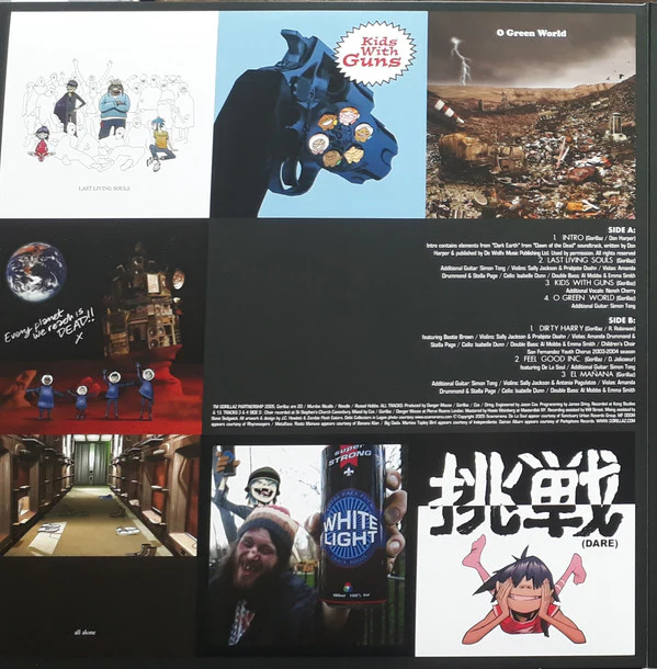 Gorillaz - Demon Days (2xLP, Album, RE, RM, RP) (Very Good Plus (VG+)) - Image 2