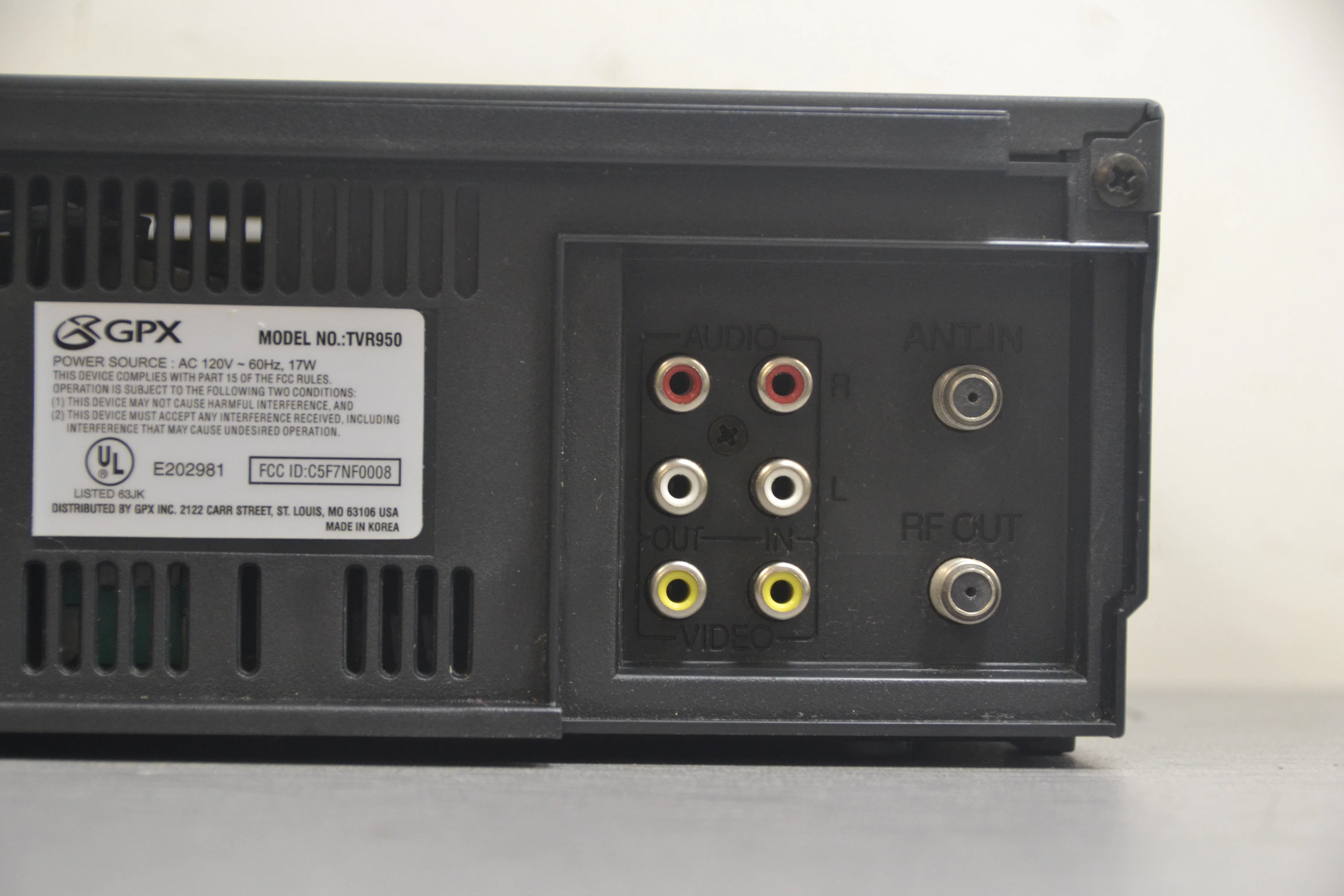 GPX TVR950 Video Cassette Recorder VHS * Remote - Image 12