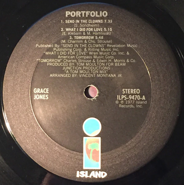 Grace Jones - Portfolio (LP, Album, P/Mixed, RE, San) (Very Good Plus (VG+)) - Image 3
