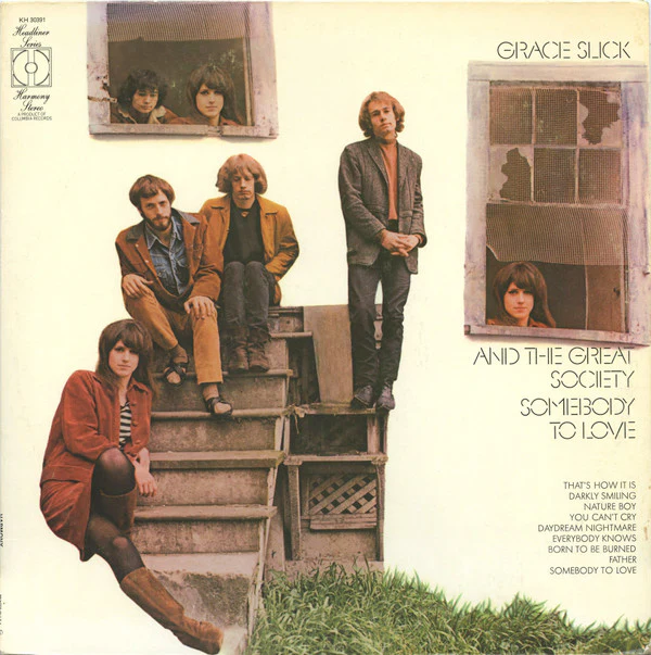 Grace Slick And The Great Society - Somebody To Love (LP, Comp) (Very Good Plus (VG+))