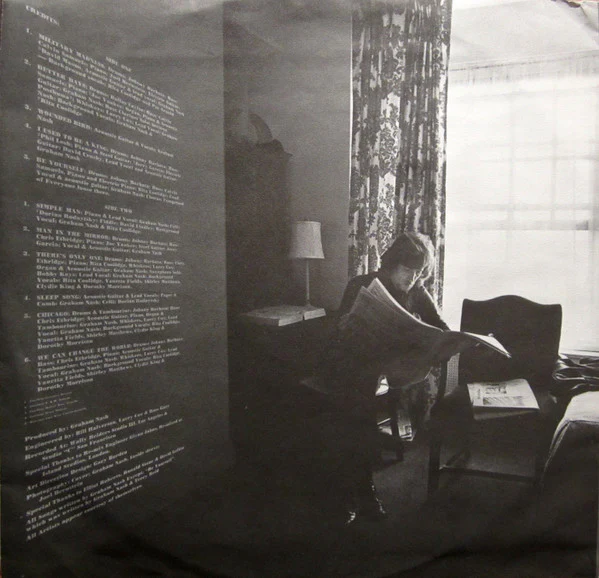 Graham Nash - Songs For Beginners (LP, Album, Mon) (Good (G)) - Image 5