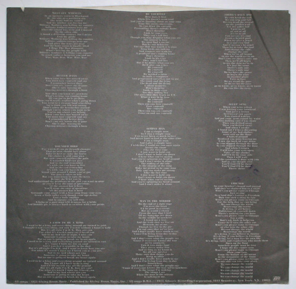 Graham Nash - Songs For Beginners (LP, Album, PR ) (Very Good (VG)) - Image 4