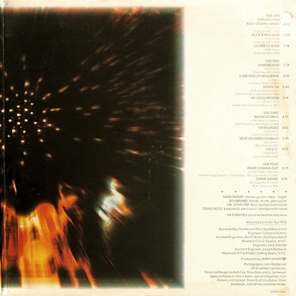 Grand Funk Railroad - Caught In The Act (2xLP, Album, Win) (Very Good Plus (VG+)) - Image 3