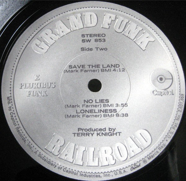 Grand Funk Railroad - E Pluribus Funk (LP, Album, Win) (Good Plus (G+)) - Image 4