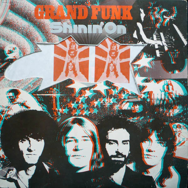 Grand Funk* - Shinin' On (LP, Album, Win) (Very Good Plus (VG+)) - Image 2