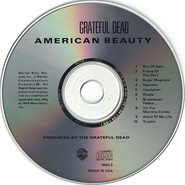 Grateful Dead* - American Beauty (CD, Album, RE) (Very Good Plus (VG+)) - Image 3