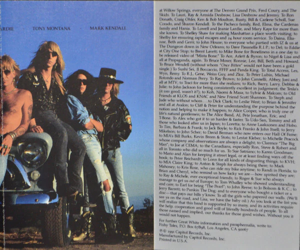 Great White - Hooked (Cass, Album) (Near Mint (NM or M-)) - Image 3