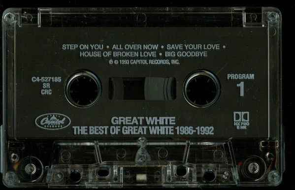 Great White - The Best Of Great White 1986 - 1992 (Cass, Comp, Club, Col) (Very Good Plus (VG+)) - Image 2