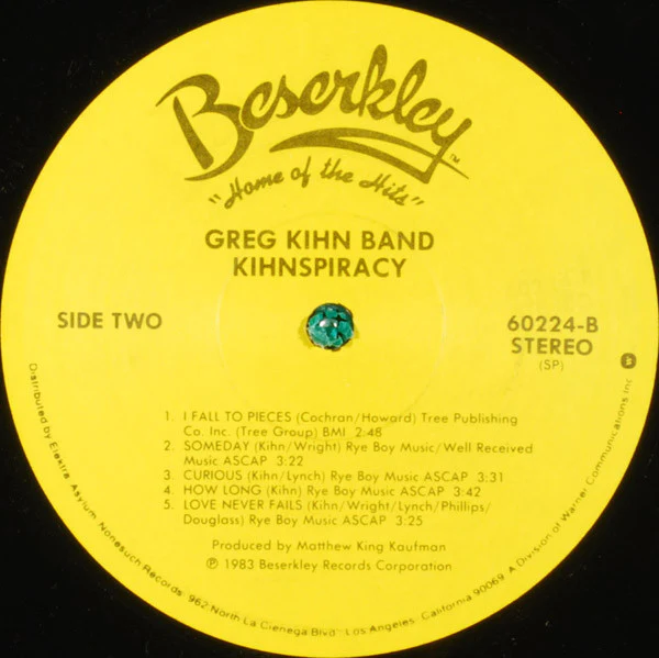 Greg Kihn Band - Kihnspiracy (LP, Album, Spe) (Very Good Plus (VG+)) - Image 4