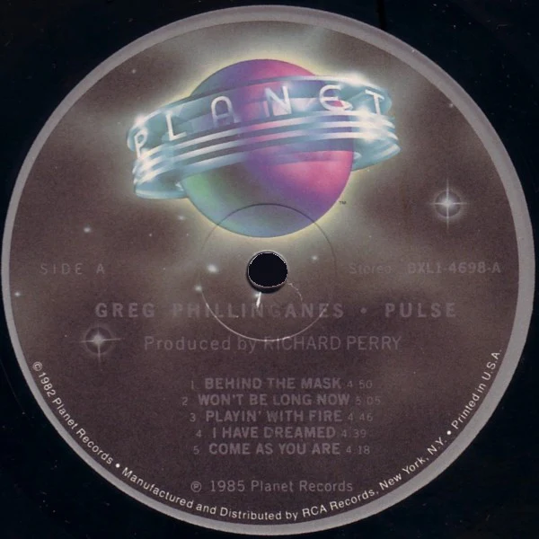 Greg Phillinganes - Pulse (LP, Album) (Near Mint (NM or M-)) - Image 5