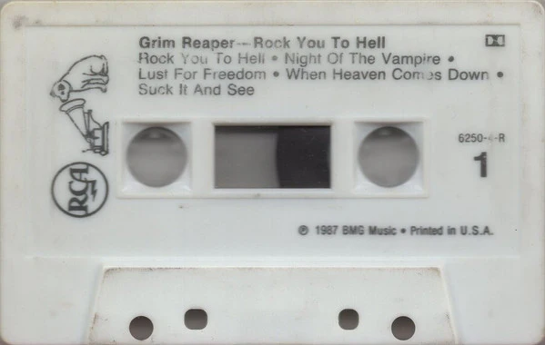 Grim Reaper - Rock You To Hell (Cass, Album) (Near Mint (NM or M-)) - Image 5