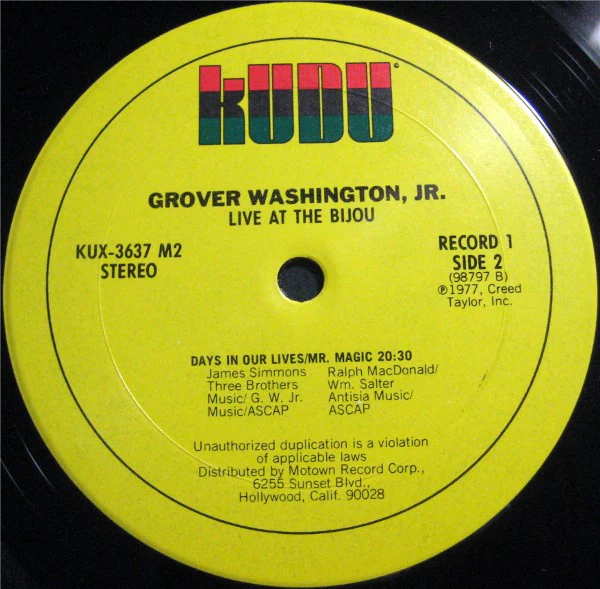 Grover Washington, Jr. - Live At The Bijou (2xLP, Album) (Very Good Plus (VG+)) - Image 3