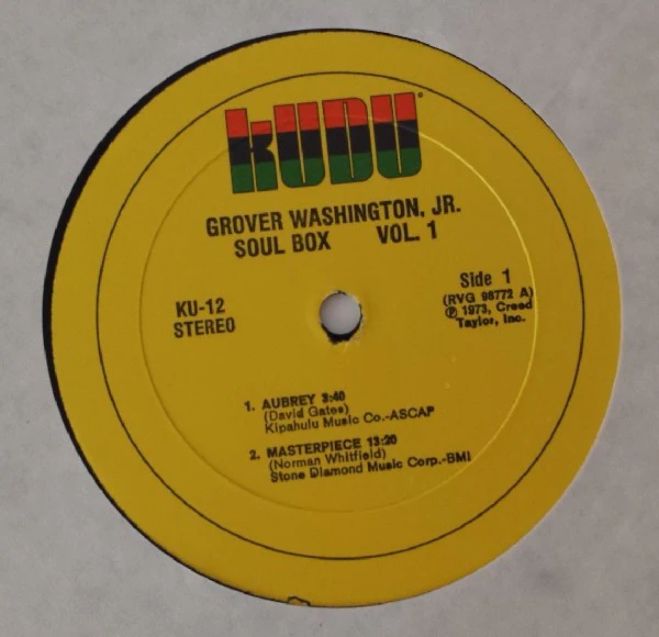 Grover Washington, Jr. - Soul Box Vol. 1 (LP, Album, All) (Very Good Plus (VG+)) - Image 3