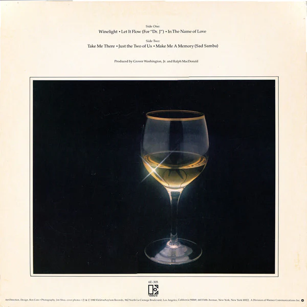 Grover Washington, Jr. - Winelight (LP, Album, SP ) (Very Good Plus (VG+)) - Image 4