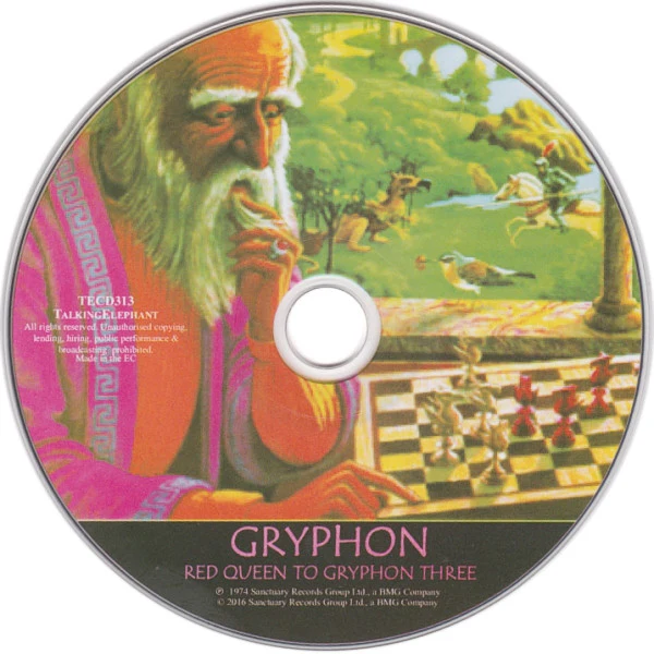 Gryphon - Red Queen To Gryphon Three (CD, Album, RE) (Near Mint (NM or M-)) - Image 3