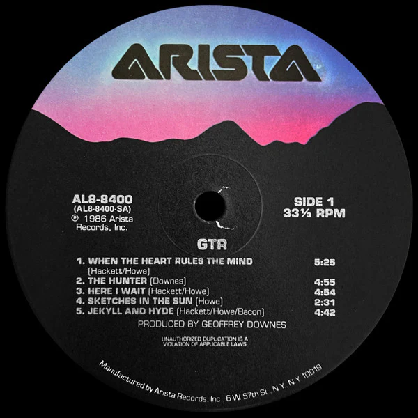 GTR - GTR (LP, Album, Ind) (Near Mint (NM or M-)) - Image 3