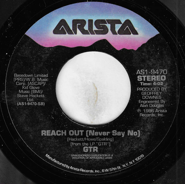 GTR - When The Heart Rules The Mind (7", Single, RP, Styrene, Ind) (Very Good Plus (VG+)) - Image 4
